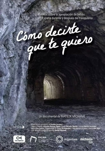 Movie poster for Cómo decirte que te quiero (2023)
