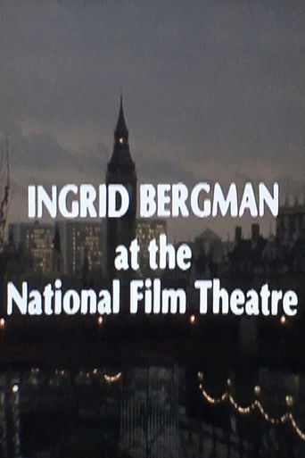 Ingrid Bergman at the National Film Theatre poster