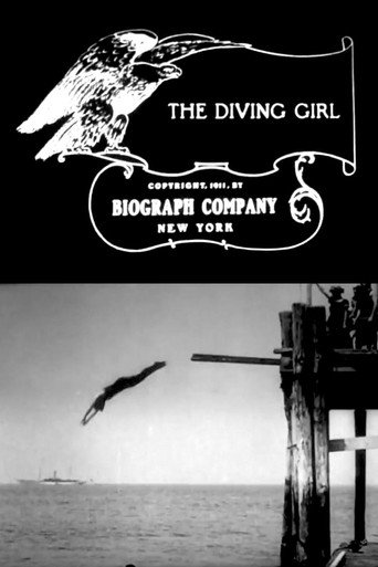 Movie poster for The Diving Girl (1911)