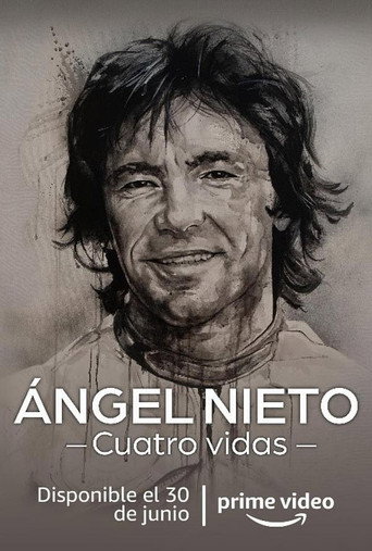Series poster for Ángel Nieto. Cuatro vidas (2022)