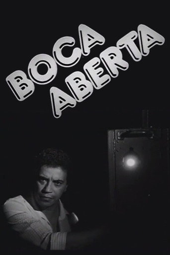 Movie poster for Boca Aberta (1985)