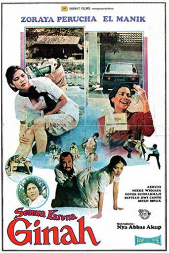 Movie poster for All Because of Ginah (1985)