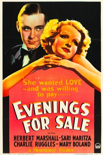 Movie poster for Evenings for Sale (1932)