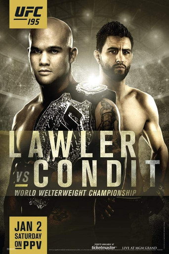 Movie poster for UFC 195: Lawler vs. Condit (2016)