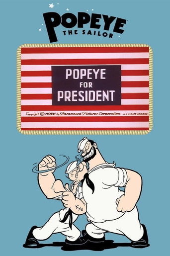 Movie poster for Popeye for President (1956)