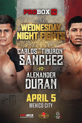 Movie poster for Carlos Sanchez vs. Alexander Duran (2023)