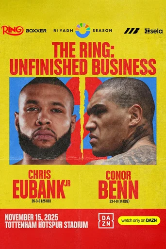 Movie poster for Chris Eubank Jr vs. Conor Benn II (2025)