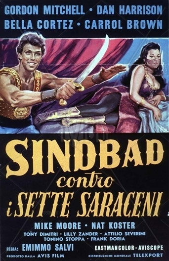Movie poster for Ali Baba and the Seven Saracens (1964)