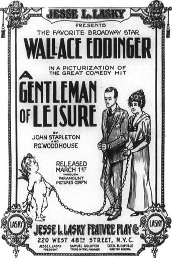 Movie poster for A Gentleman of Leisure (1915)