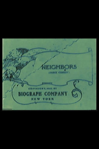 Movie poster for Neighbors (1912)