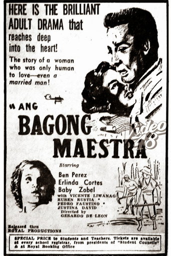 Movie poster for Ang Bagong Maestra (1953)