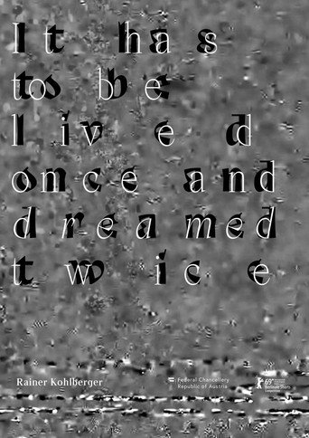 Movie poster for It has to be lived once and dreamed twice (2019)