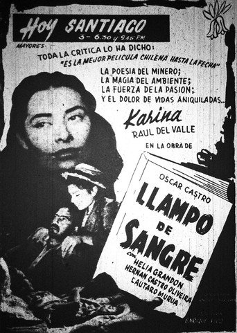 Movie poster for Llampo de sangre (1954)
