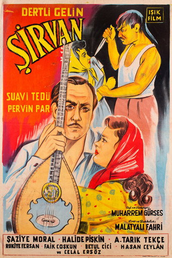 Movie poster for Dertli Gelin Şirvan (1957)