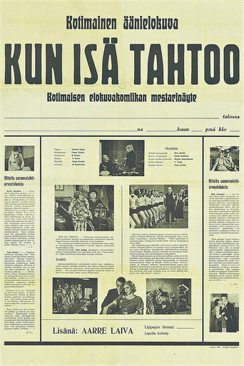 Kun isä tahtoo… poster