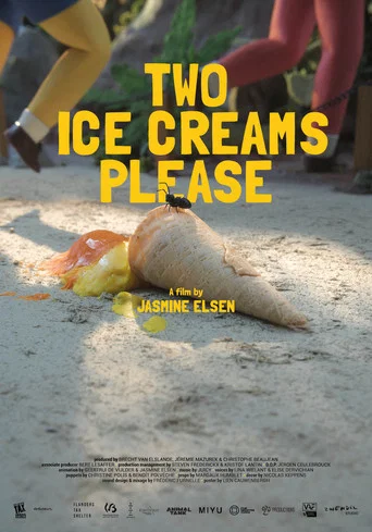 Movie poster for two ice creams please (2026)