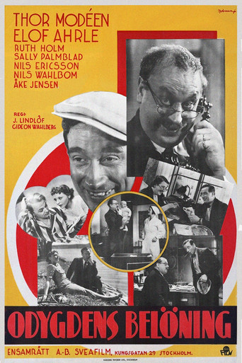 Movie poster for Odygdens belöning (1937)