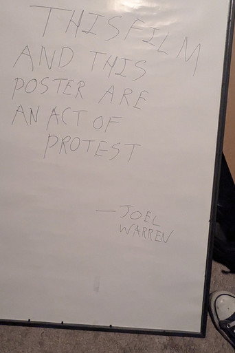 Movie poster for THIS FILM AND THIS POSTER ARE AN ACT OF PROTEST (2024)