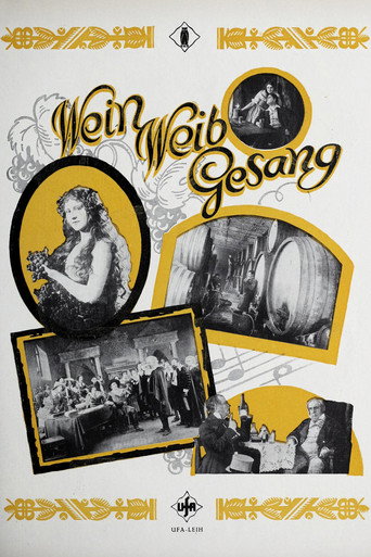 Movie poster for Wein, Weib, Gesang (1924)