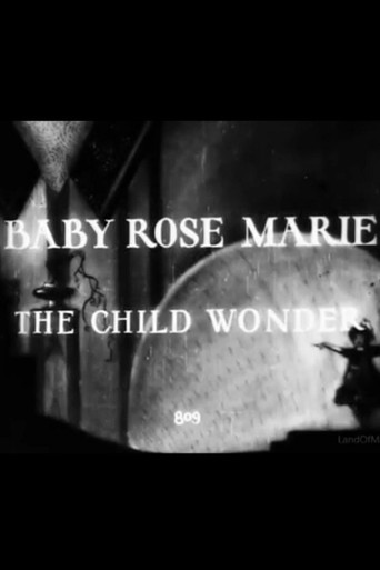 Movie poster for Baby Rose Marie: The Child Wonder (1929)