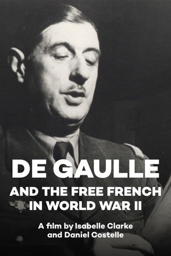 De Gaulle and the Free French in World War II poster
