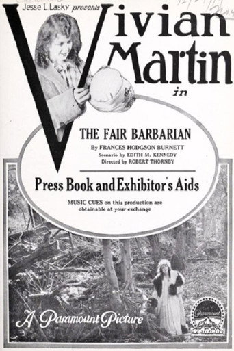 Movie poster for The Fair Barbarian (1917)