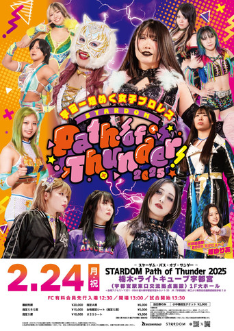 Stardom Path of Thunder 2025 poster