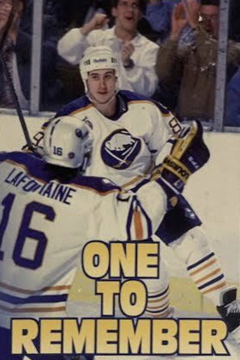 Movie poster for One to Remember: The Story of the 1992-93 Buffalo Sabres (1993)