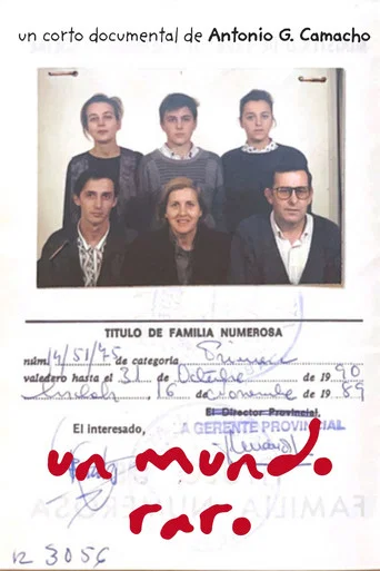 Movie poster for Un mundo raro (2024)