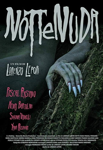Movie poster for Notte nuda (2018)