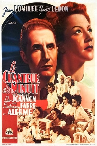 Movie poster for Le Chanteur de minuit (1937)