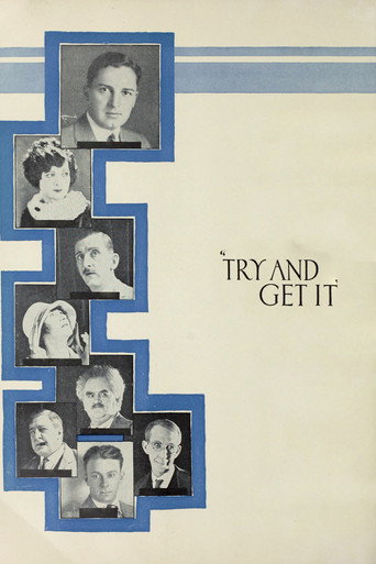 Movie poster for Try and Get It (1924)
