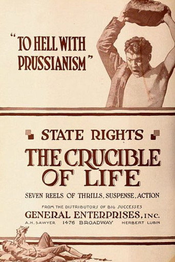 Movie poster for The Crucible of Life (1918)