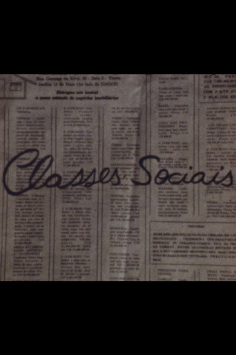 Movie poster for Classes Sociais (1982)