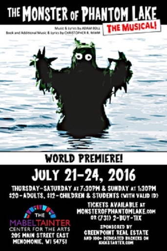 Movie poster for The Monster of Phantom Lake: The Musical! (2017)