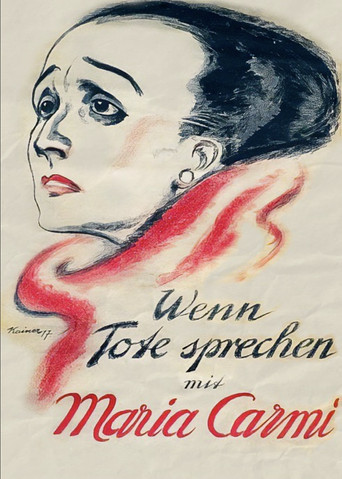 Movie poster for Wenn Tote sprechen (1917)