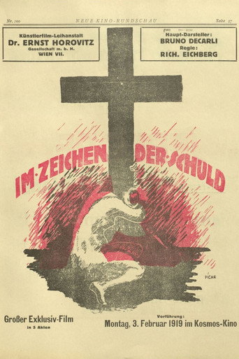 Movie poster for Im Zeichen der Schuld (1918)