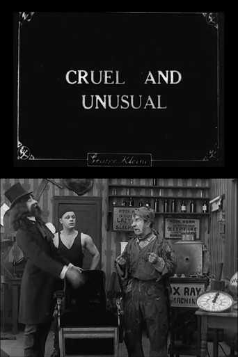 Movie poster for Cruel and Unusual (1916)