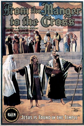 Movie poster for From the Manger to the Cross (1912)