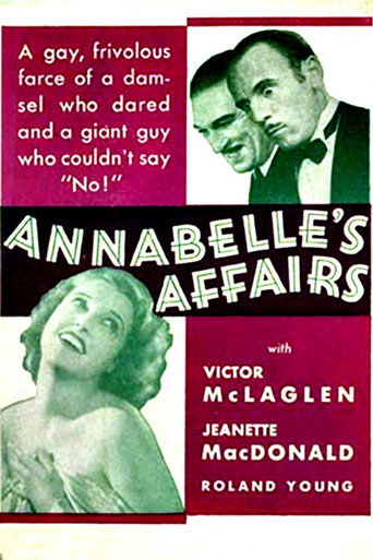 Movie poster for Annabelle's Affairs (1931)