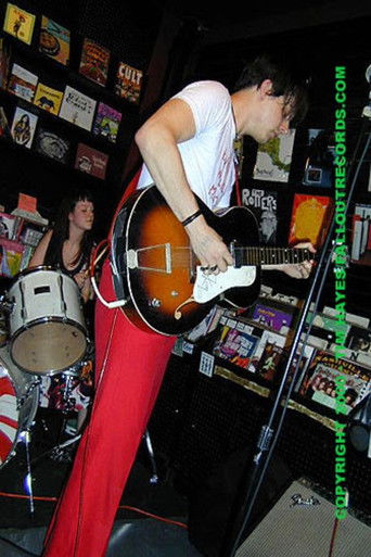 The White Stripes: Live at Fallout Records poster