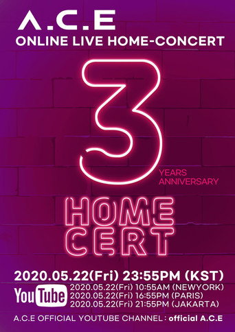 A.C.E 'HOMECERT' 3RD DEBUT-ANNIVERSARY poster