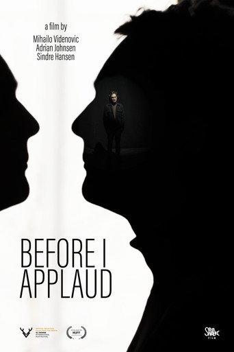 Movie poster for Before I Applaud