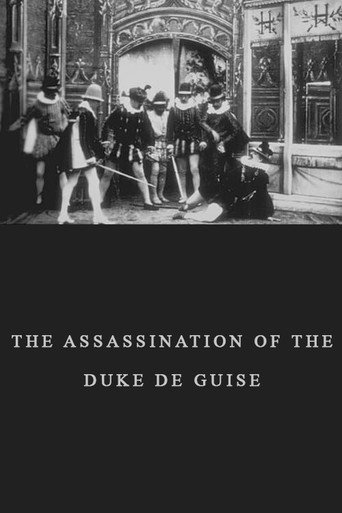 Movie poster for The Assassination of the Duke de Guise (1897)
