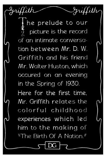 Movie poster for 1930 Prelude to "The Birth of a Nation" (1930)