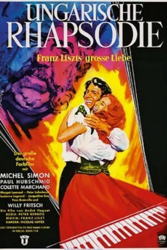 Movie poster for Hungarian Rhapsody (1954)