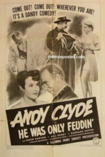 Movie poster for He Was Only Feudin' (1943)