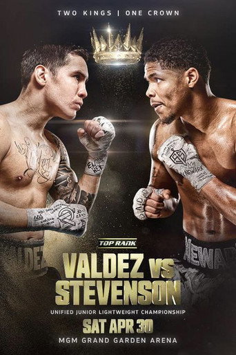 Movie poster for Oscar Valdez vs. Shakur Stevenson (2022)