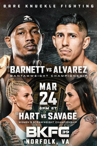 Movie poster for BKFC 39: Barnett vs. Alvarez (2023)