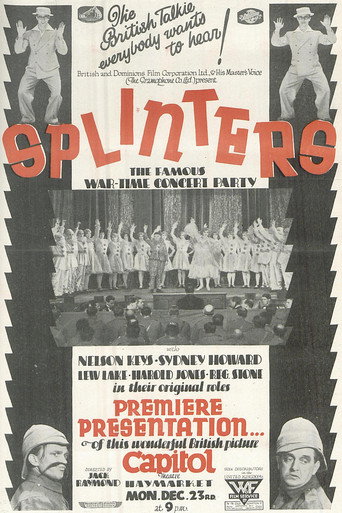 Movie poster for Splinters (1929)